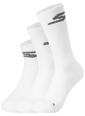 Skechers斯凯奇男女同款运动混装袜时尚百搭透气休闲袜子抗菌袜