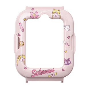 适用于华为儿童手表4pro印花保护壳卡通图案表壳保护套钢化膜配件学生智能4pro表套库洛米配件防摔防刮耐磨