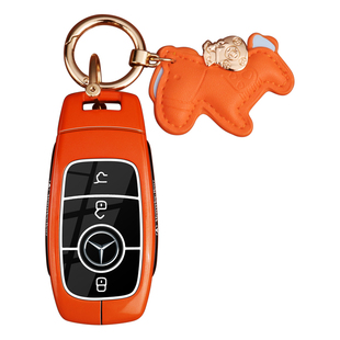 奔驰C260L钥匙套E300L高级感A200GLC260L扣GLB220男GLA壳女gle450