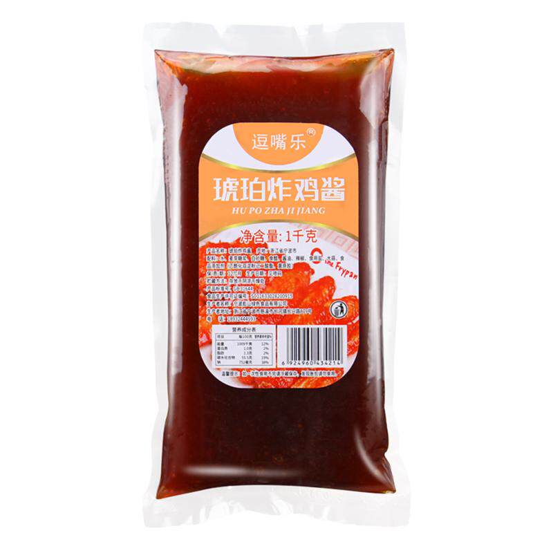 逗嘴乐琥珀炸鸡酱1kg 啤酒炸鸡蘸酱 辣味炸鸡 韩式炸鸡酱炸鸡裹酱