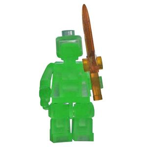 启智乐夜光超可动人仔积木战神diy模型幻影忍者男孩拼装武器玩具3