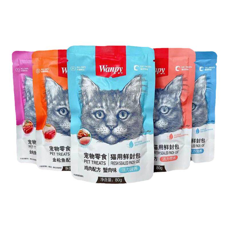 wanpy顽皮鲜封湿粮包营养增肥