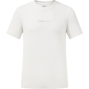 pony波尼2025夏季新款短袖T恤透气清爽百搭休闲运动252M2AT13RW