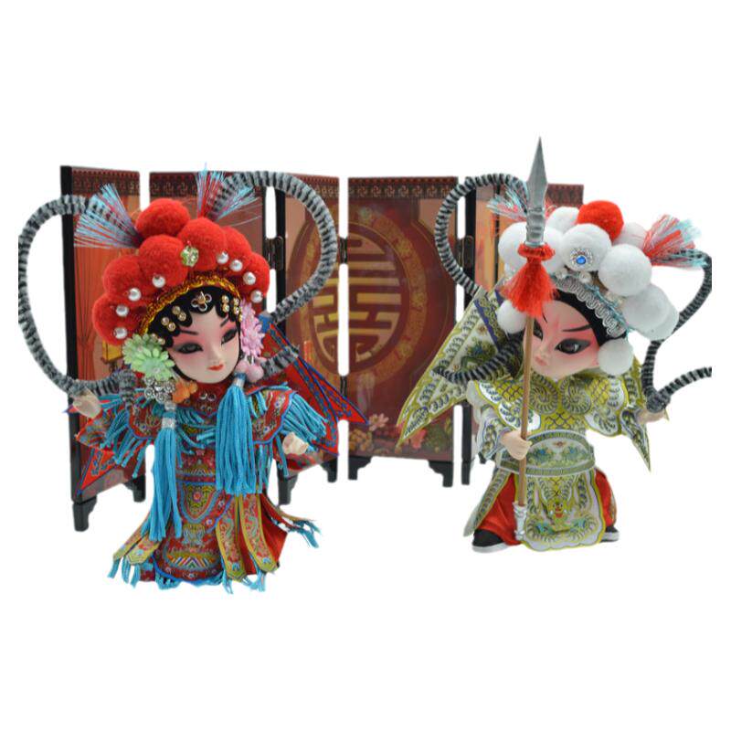 中国风特色北京绢人礼品送老外