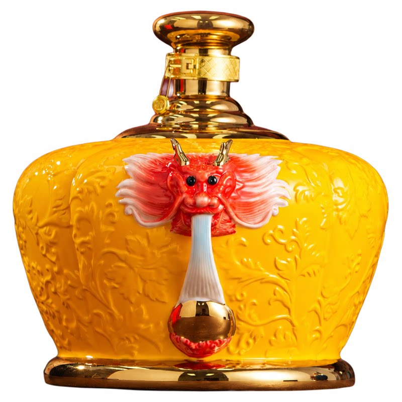 新中式龙凤呈祥陶瓷酒坛礼盒