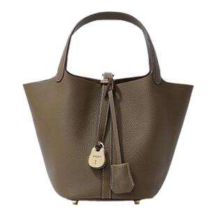 Fion/菲安妮女包真皮水桶包2026新款通勤菜篮子包手提包子母包包