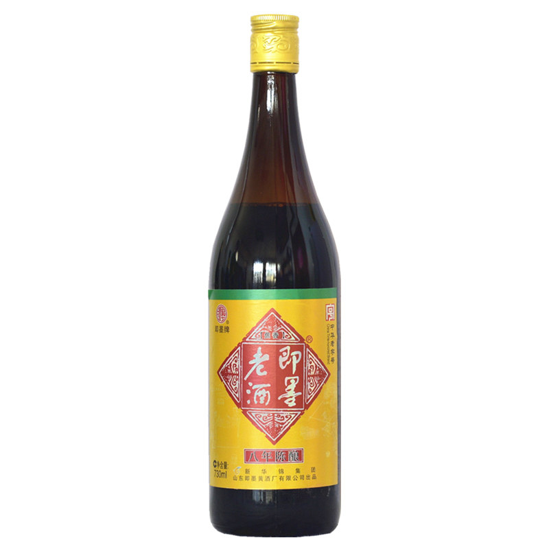 八年陈酿即墨即墨老酒瓶装黄酒