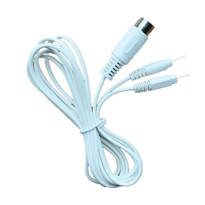 抗拉5P插头2mm插针中低频经络理疗线一拖二导电电极线接电极片