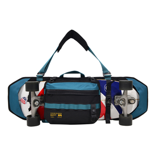 MACKAR滑板双肩背包护具收纳包滑板袋陆冲板包儿童双翘板包路冲板