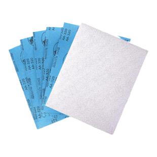 金牛白色干磨砂纸木工油漆墙面腻子打磨家具汽车抛光120目-1000目