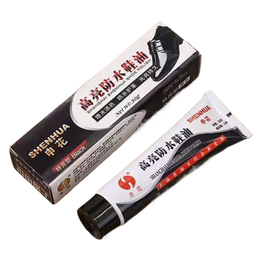 上海申花鞋油黑色皮鞋防水油通用无色清洁护理擦鞋神器老式鞋油