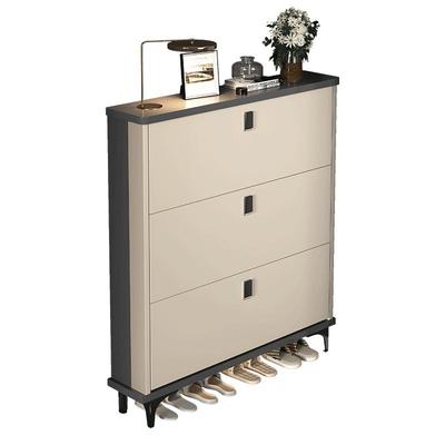 新款意式超薄翻斗鞋柜家用门口