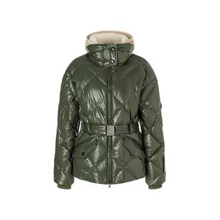 BOGNER博格纳 经典冬季女士漆面收腰连帽短款羽绒滑雪服31747485