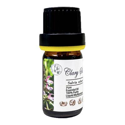 天然法国快乐鼠尾草单方精油护肤芳疗调节荷尔蒙护发女性