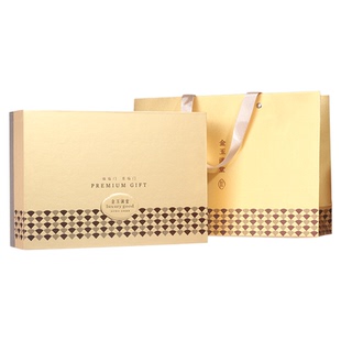 金玉满堂三瓶通用滋补品礼盒燕窝西洋参羊肚菌石斛双拼送礼包装盒