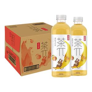 农夫山泉茶派π茶兀饮料蜜桃乌龙柚子绿茶500ml大瓶900ml整箱混装