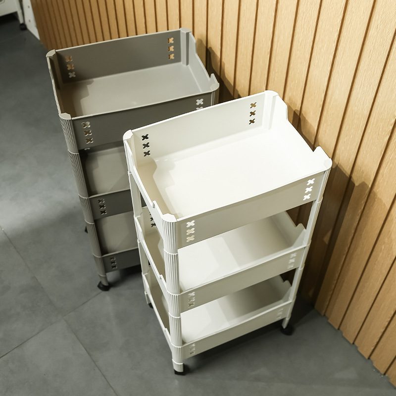 小推车置物架落地厨房浴室移动零食卫生间多层卧室床头收纳储物架