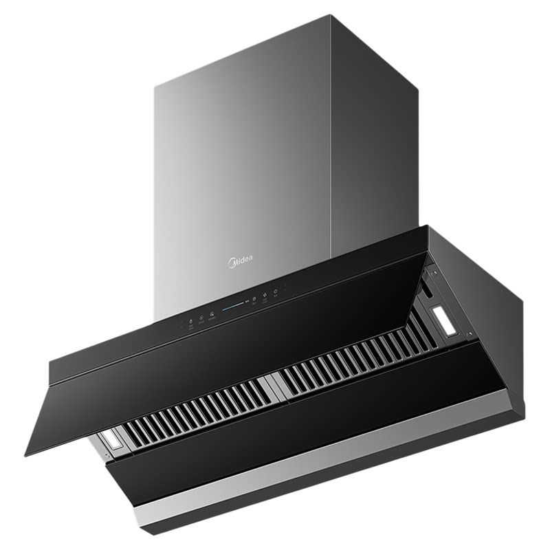 【旗舰新品】美的小西梅AK10油烟机家用厨房大吸力自动蒸汽洗2.0