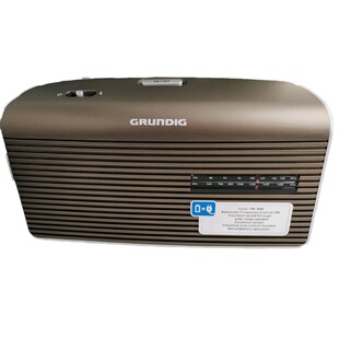 GRUNDIG/德国根德 M60时尚便携长辈家用AM/FM收音机220v有高低音