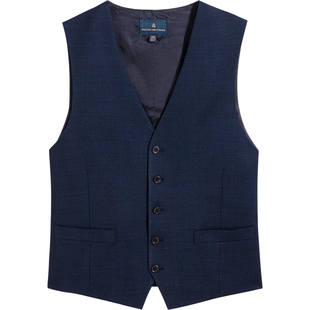 Brooks Brothers/布克兄弟男士春夏新款绵羊毛老钱马甲