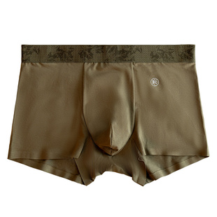 三条装【5%亚麻】男士内裤冬季新款棉质莫代尔混纺抗菌透气四角裤