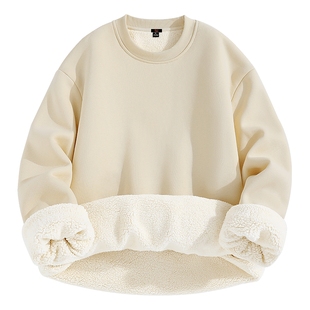 班尼路S&K加绒加厚卫衣男冬季新款羊羔绒外套男款保暖男士上衣潮A