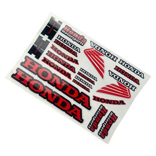 反光贴纸适用于HRC本田摩托车CBR车身防水车标showa减震头盔贴花