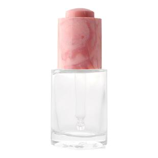 HOPECK仿大理石按压滴管模制玻璃瓶精油分装瓶18牙15-50ml精油瓶