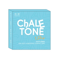 轻瞳新品水滴日抛透明片30片