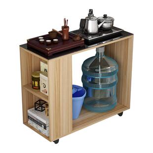 简易茶桌可移动小茶几茶台边几沙发边柜家用喝茶桌子功夫茶几带轮