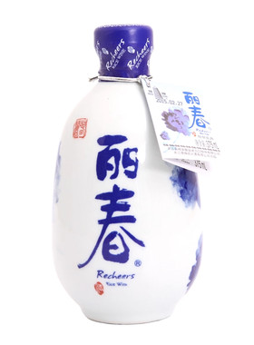 塔牌牡丹丽春酒半干型375mL瓶装八年基酒花雕酒绍兴产黄酒