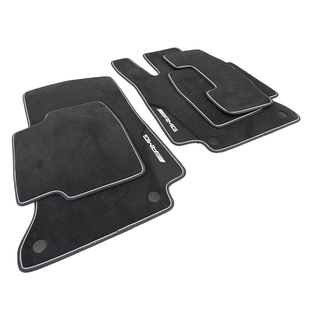 06-11/12-15年老款奔驰ML350脚垫W164W166绒面地毯ML400ML63ML320