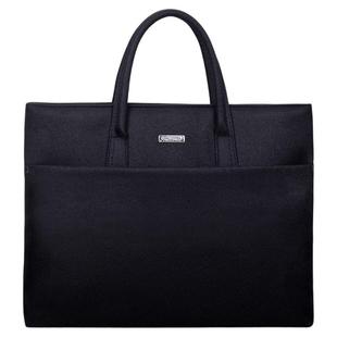 百利文BK8654手提公事包男款黑色商务公文包上班通勤加厚电脑包大容量资料文件袋收纳手提包会议包可定制