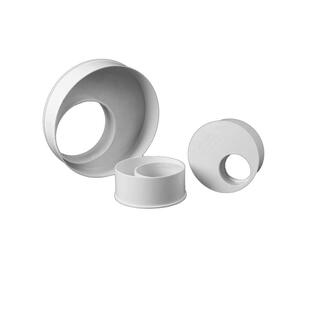 PVC补芯缩口插管内偏心异径管接头50管件110下水管75排水管配160