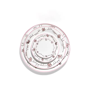 比利时Serax Marni联名款紫罗兰系列咖啡杯碟盘碗套装茶杯陶瓷