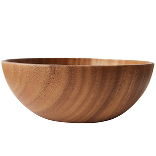 实木盆超大号木碗木盆相思木和面洗菜盆整木沙拉水果碗新中式复古