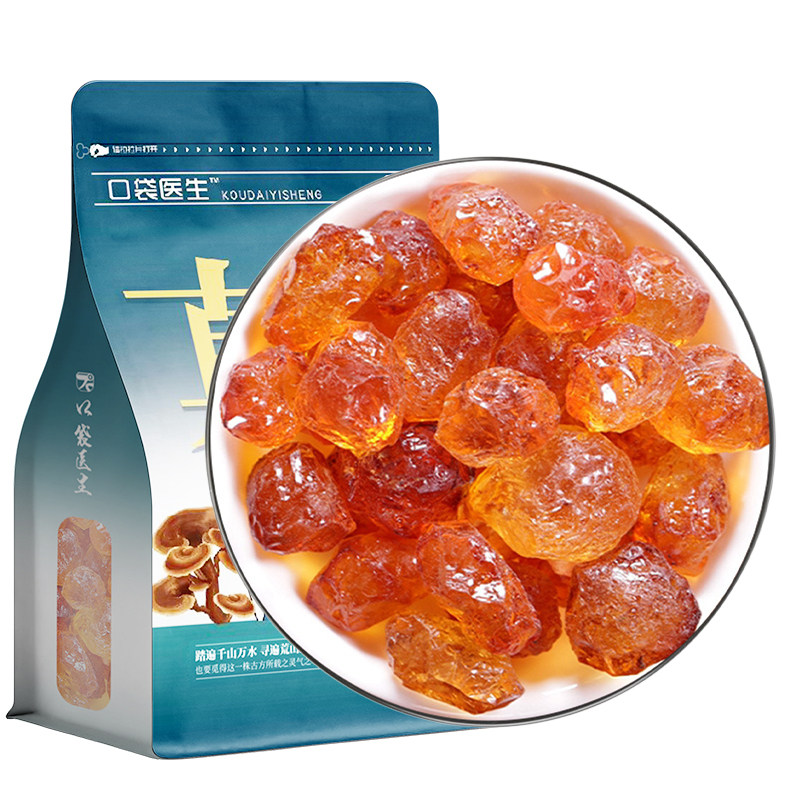 口袋医生_桃胶原生原生500g 银耳桃胶雪燕皂角米非即食正品旗舰店