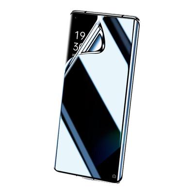 适用oppofindx3手机膜finx3pro钢化水凝膜x3防窥膜find×全胶防窥oppox3全包软膜oppo陶瓷防蓝光fandx保护por