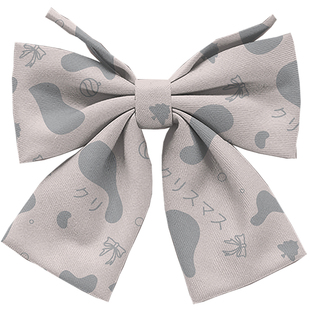 花生奶【离开月球表面】原创jk领结灰粉牛奶纹兔耳长柄ins风小物