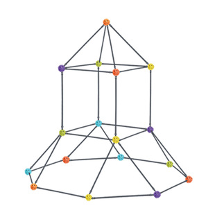 3d百变插珠积木立体几何构建空间思维训练串珠儿童益智幼儿园玩具