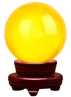 摆件透明水晶球大小号工艺品