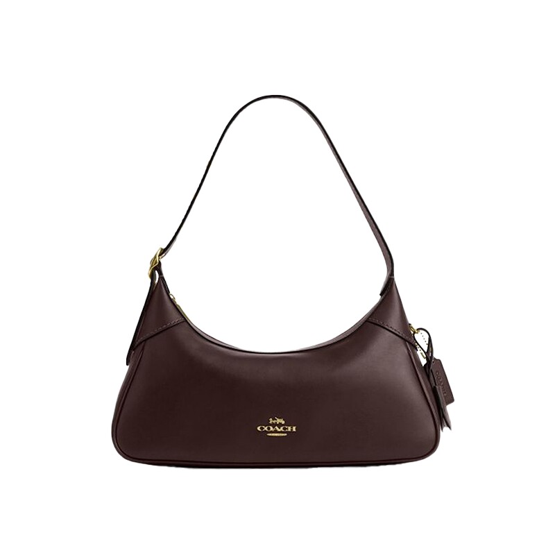 COACH/蔻驰官方 奥莱款Ella女士大号单肩手提包半月包CDV35
