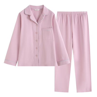 罗丝美2025秋冬新款纯棉睡衣套装