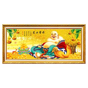 5d弥勒佛方钻钻石画满钻2026新款笑口常开点贴钻十字绣砖石秀客厅