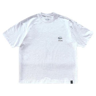 CAMDRCE设计师手绘“夏日冲浪滑板”系列康利印花小领口纯棉短袖