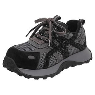 星期六鞋子女2025新款爆款老爹鞋女百搭巨好看女鞋加绒加厚棉鞋冬