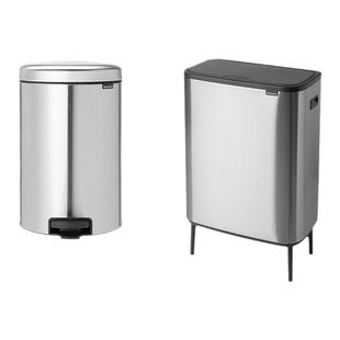 brabantia柏宾士垃圾桶家用脚踏式不锈钢垃圾桶进口客厅分类桶12L