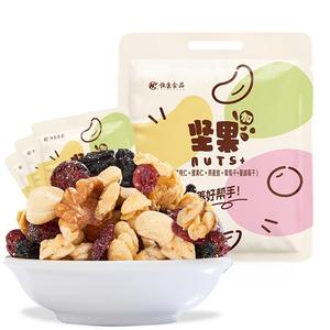 恒康食品 坚果酸奶燕麦脆600g 每日坚果加50小包混合果仁干果零食