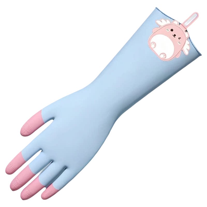 加厚耐用洗碗可悬挂乳胶手套