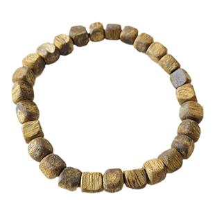 天然绿奇楠沉香随形款手链 油性高 男女款文玩沉香饰品礼物